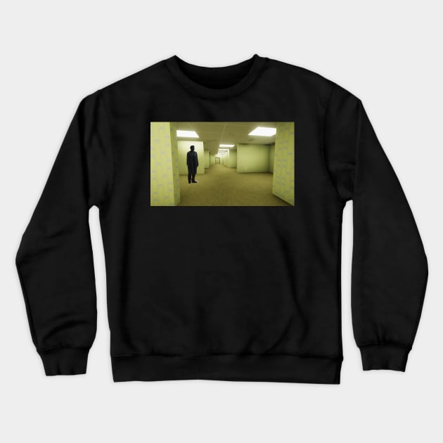 backrooms cas Crewneck Sweatshirt by moondropbutter